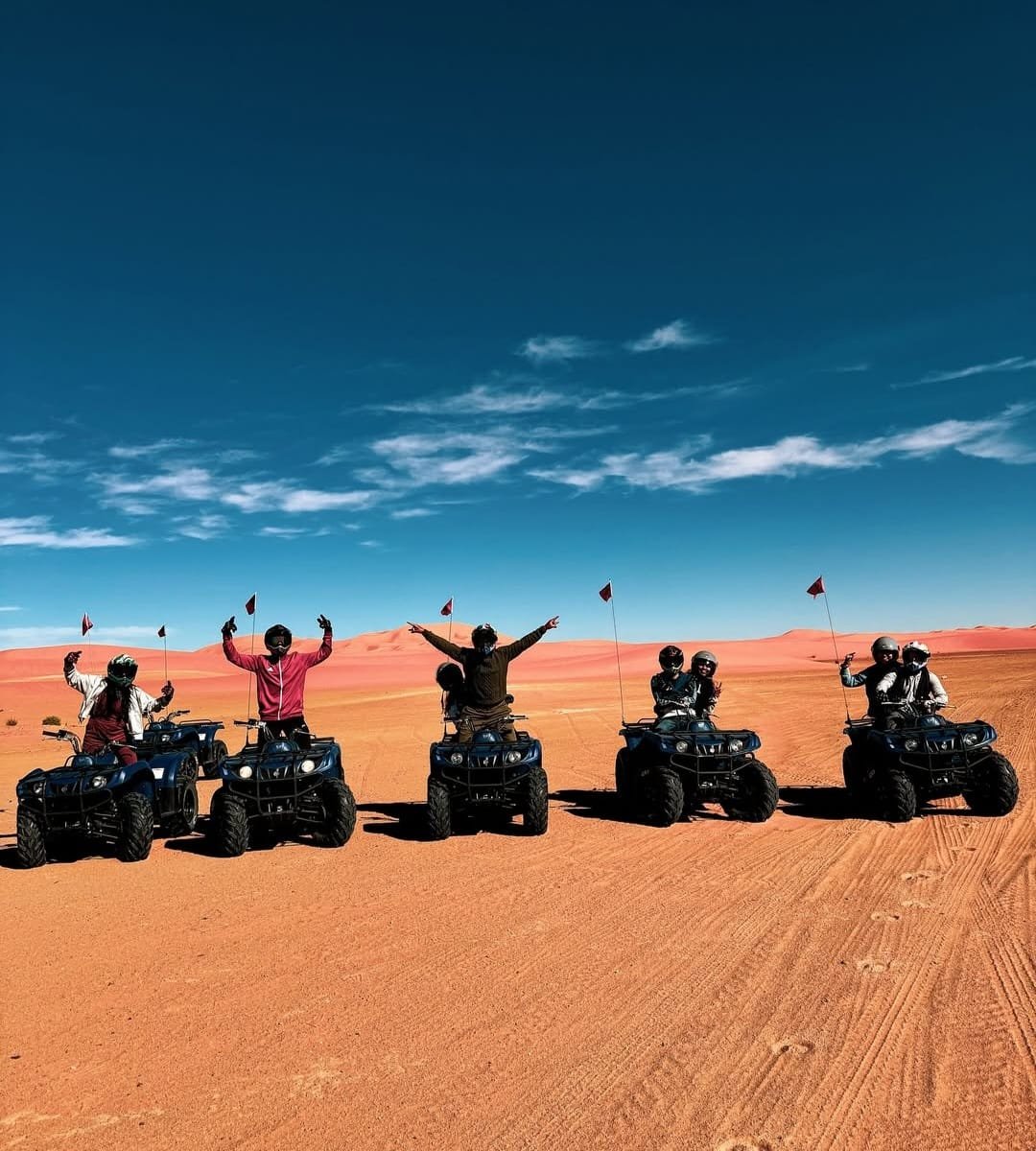 One-hour quad bike ride on sand dunes