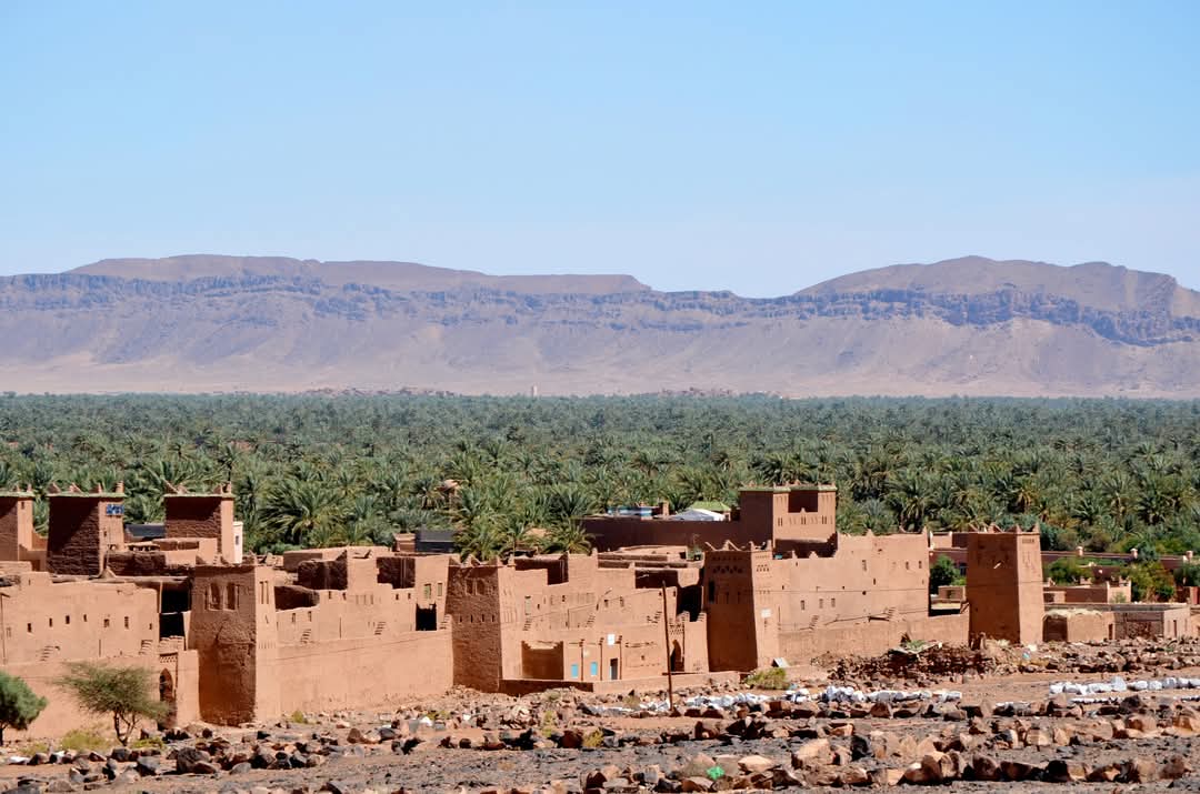 Ancient Kasbah Tamnougalt in Draa Valley Morocco