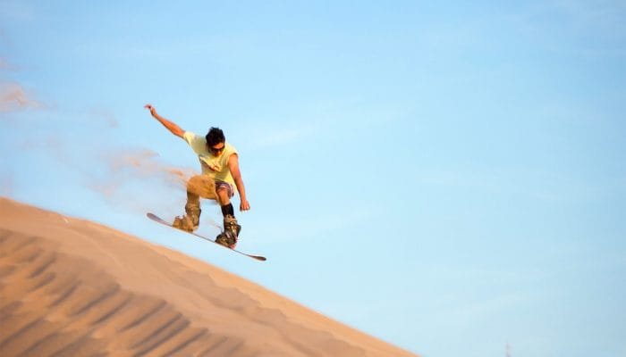 Sandboarding